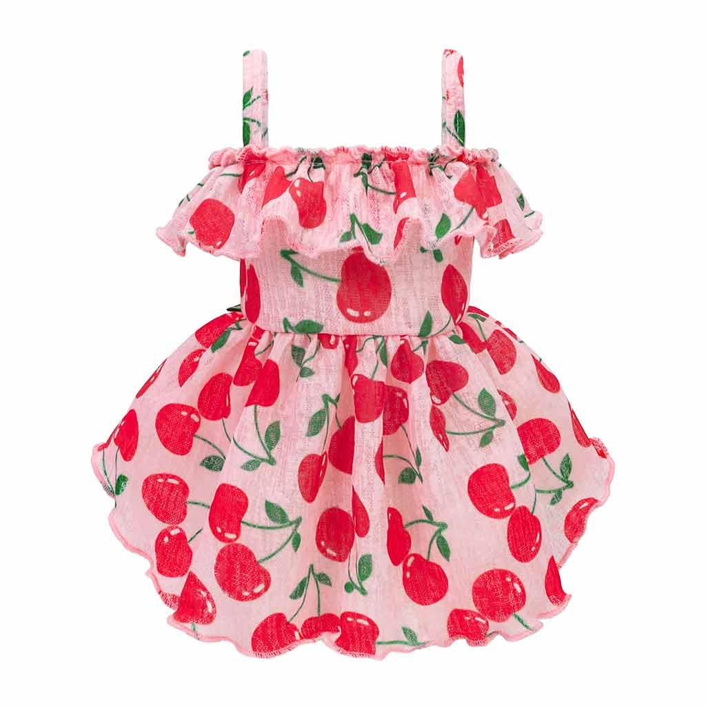 Cute Cherry Dog Dress - Fitwarm