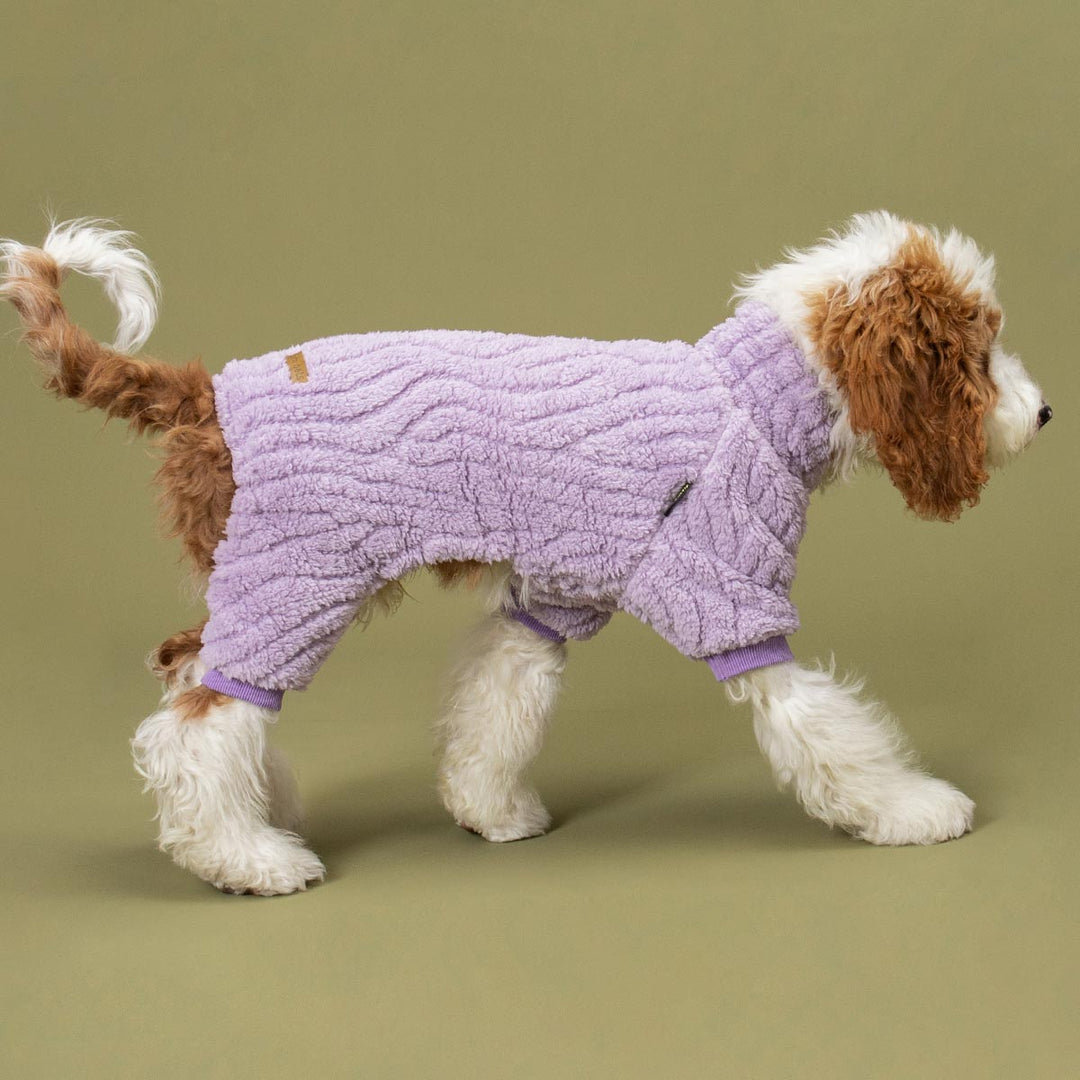 Fuzzy Onesie for Dogs - Fitwarm Dog Pajamas