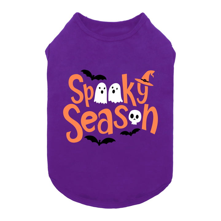 Funny Spooky Season Dog Halloween Tank Top - Fitwarm Dog Shirt