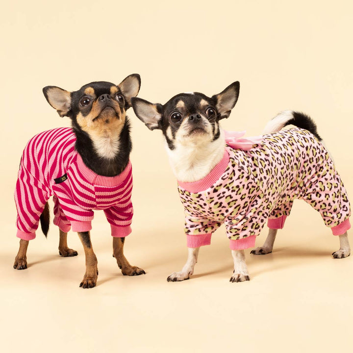 Charming Leopard Dog Pajamas - Fitwarm Dog Valentine Outfits