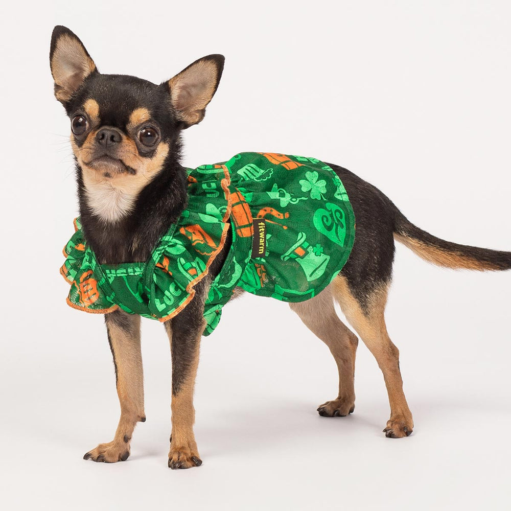 St. Patrick's Day Dress for Dogs - Fitwarm Dog Clothes