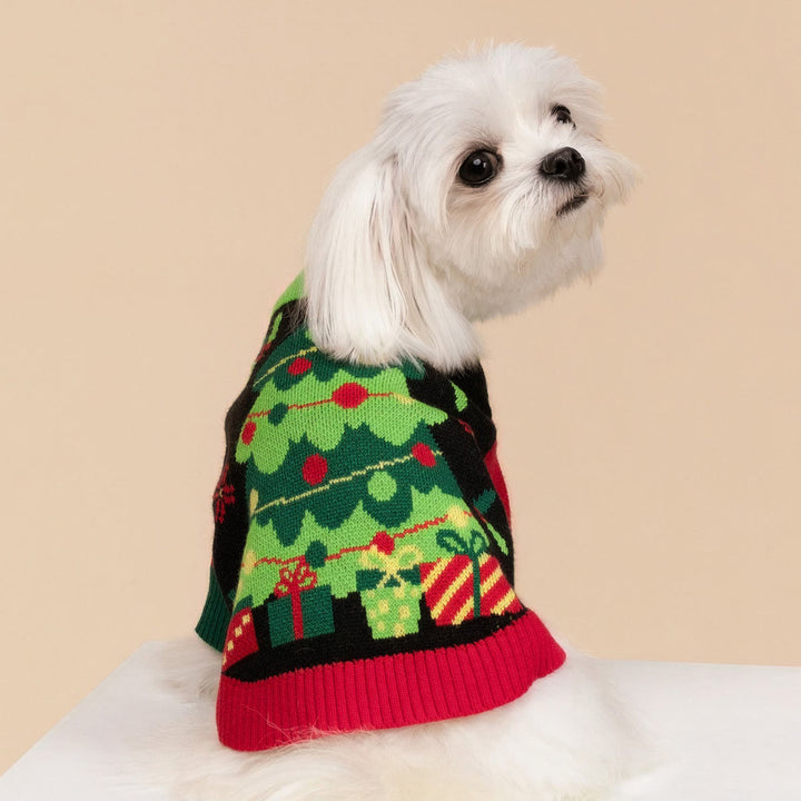 Cozy Christmas Sweater for Dogs - Fitwarm Dog Clothes