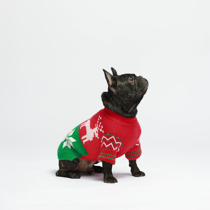 Funny Christmas Sweater for Dogs - Fitwarm Dog Clothes