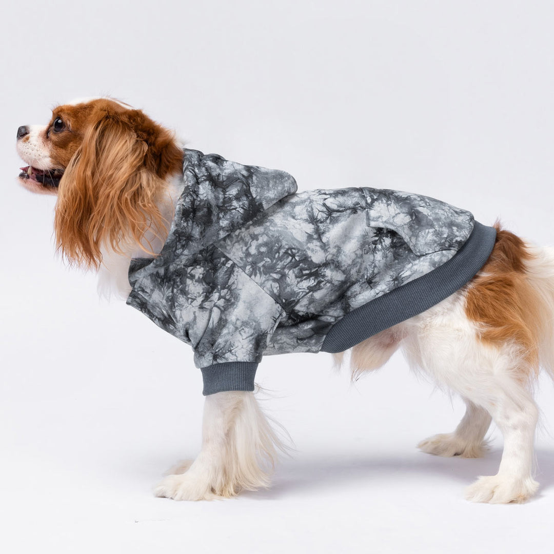 Tie Dye Fleece Dog Hoodie - Fitwarm Dog Clothes