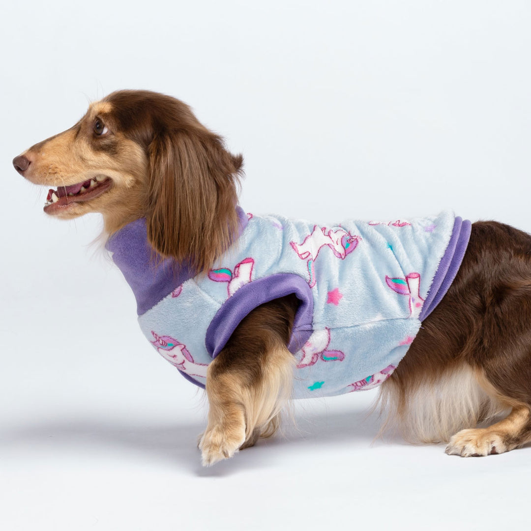 Cozy Turtleneck Unicorn Sweater for Dogs - Fitwarm Dog Clothes