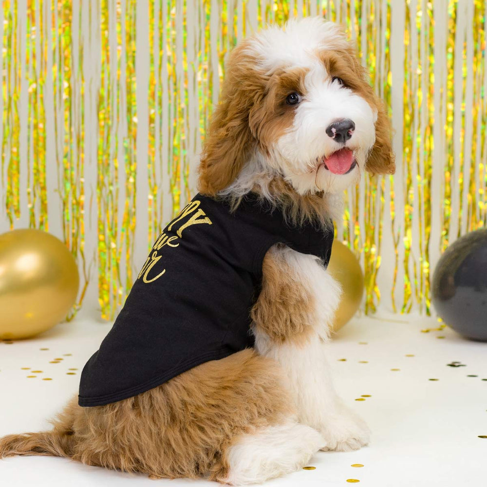 Dog Shirt for New Year Celebration - Fitwarm Dog New Year Outfit