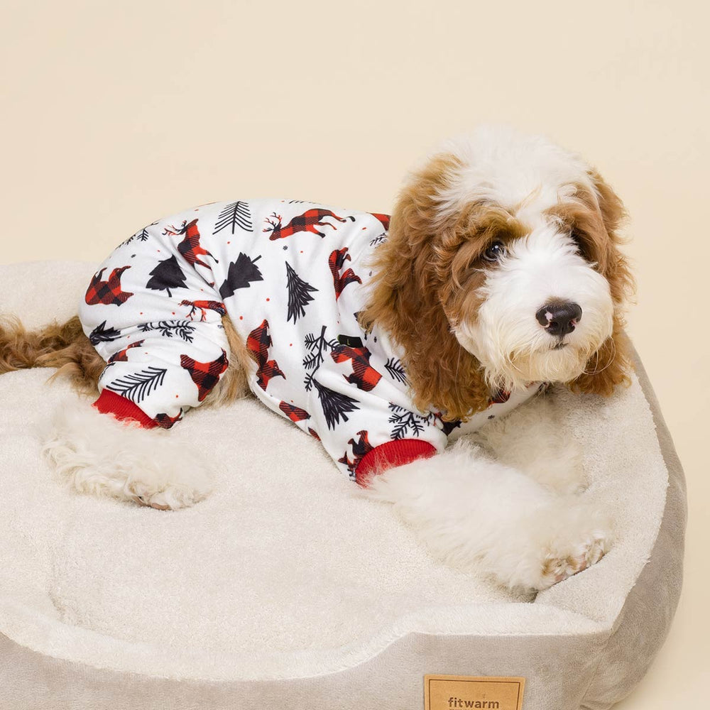 Reindeer Dog Pajamas - Fitwarm Dog Onesie