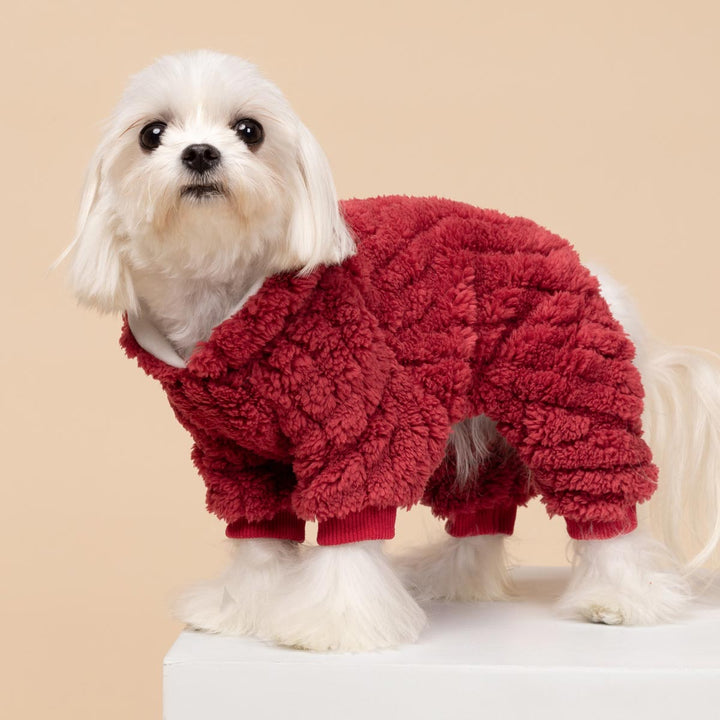 Cozy Winter Pajamas for Dogs - Fitwarm Dog Onesie