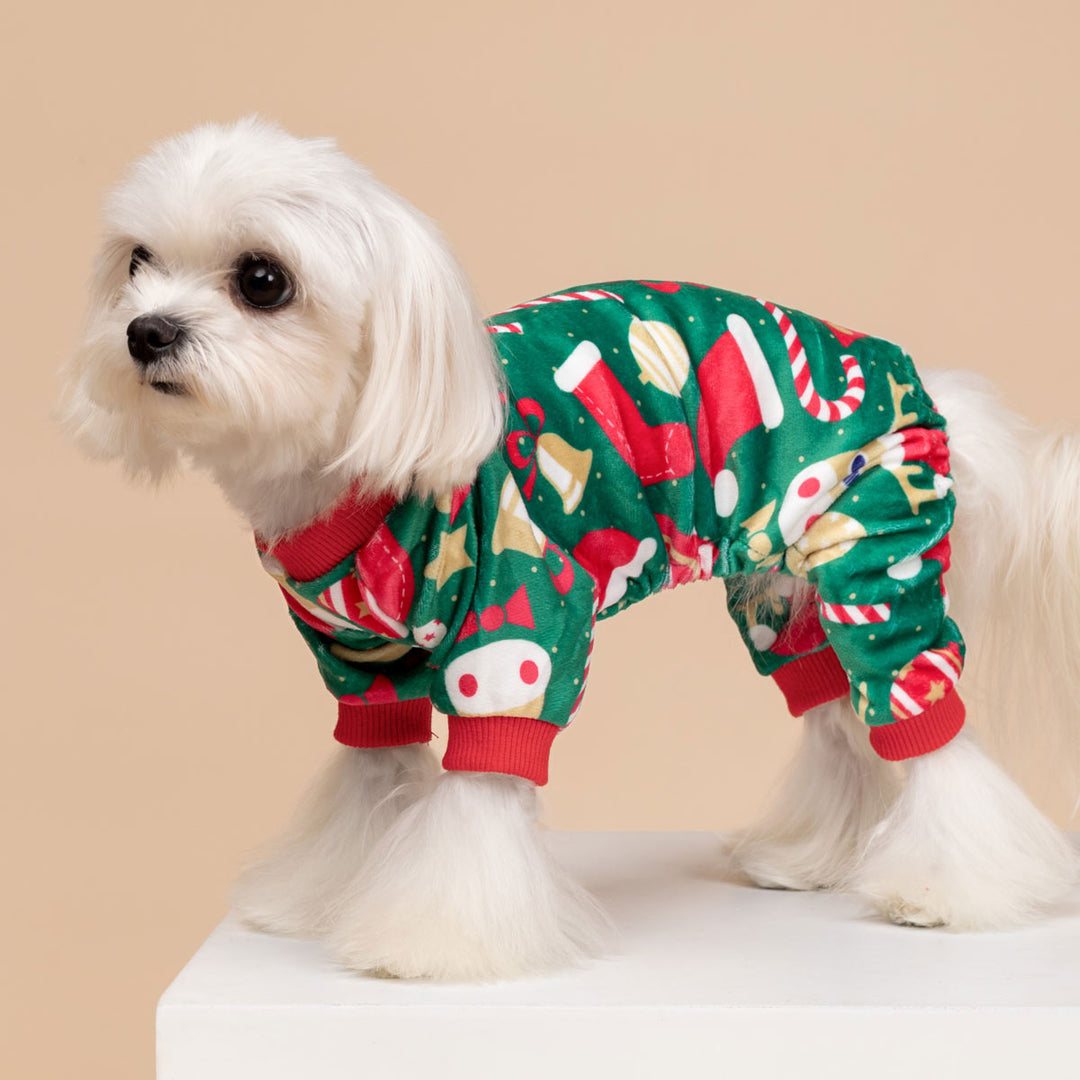 Dog Christmas Pajamas - Fitwarm Dog Onesie