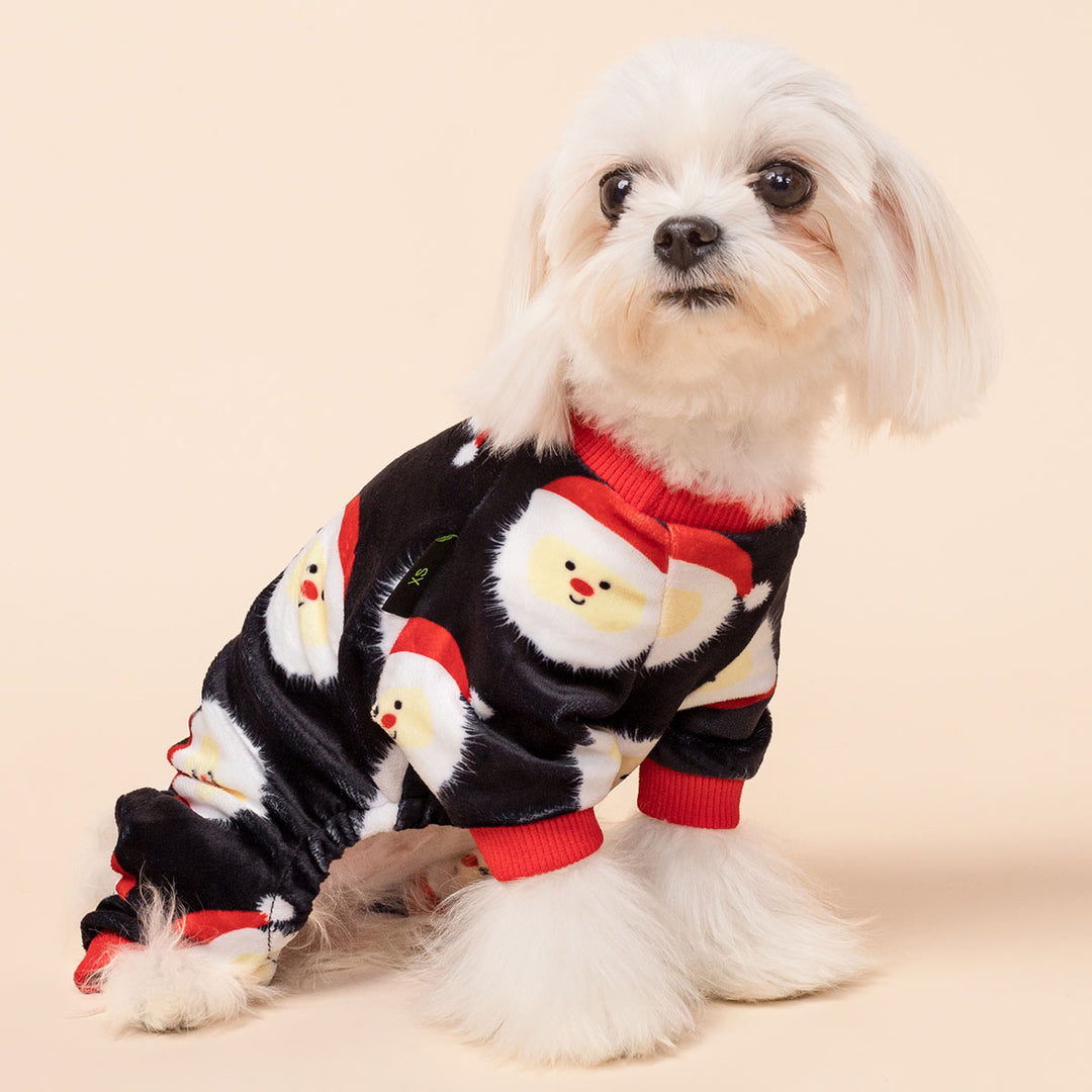 Funny Santa Claus Dog Pajamas - Fitwarm Dog Clothes