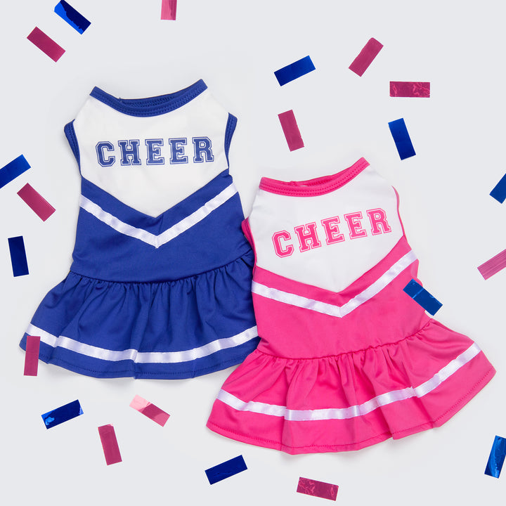 Cute Cheerleader Dog Dress for Dogs - Fitwarm Dog Clothes