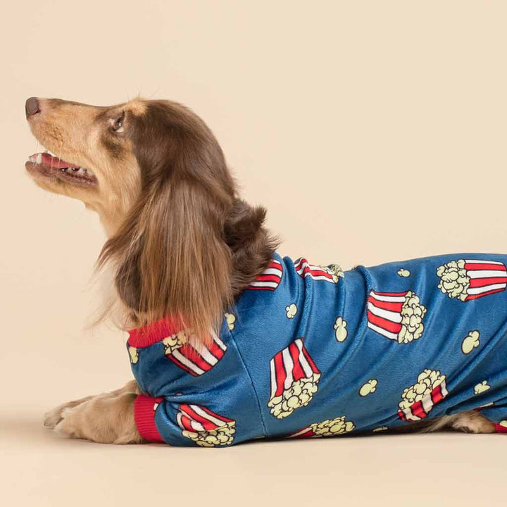 Funny Popcorn Dog Onesie - Fitwarm Dog Clothes