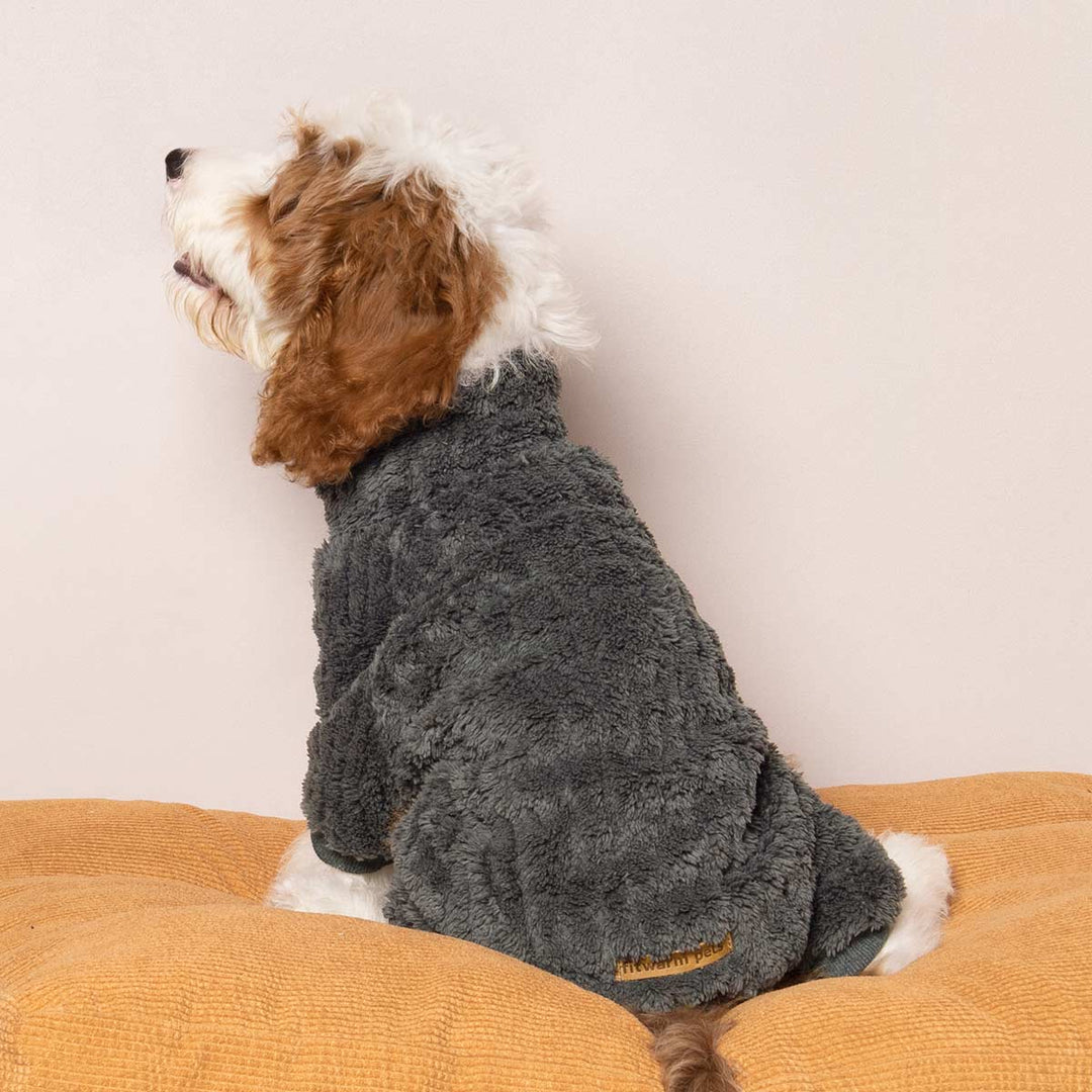 Fuzzy Onesie for Dogs - Fitwarm Dog Clothes