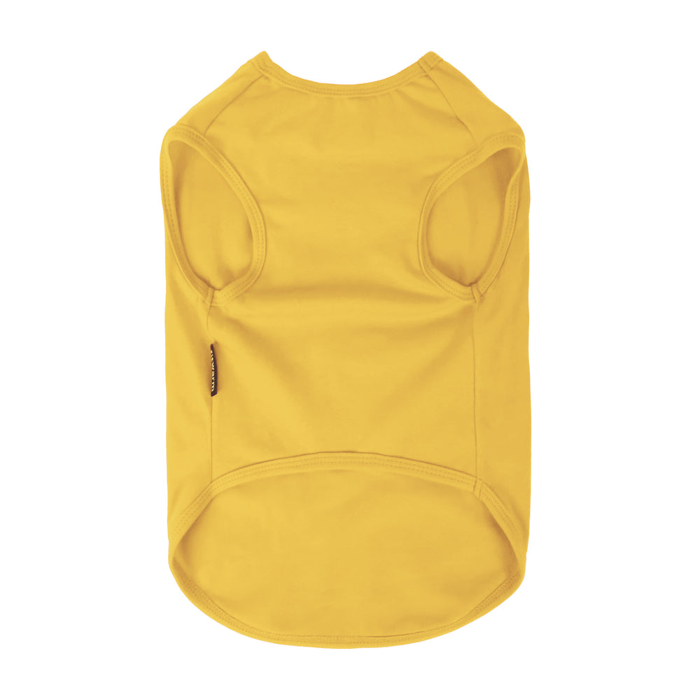 Funny Yellow Mustard Dog Tank Top - Fitwarm Dog Shirt