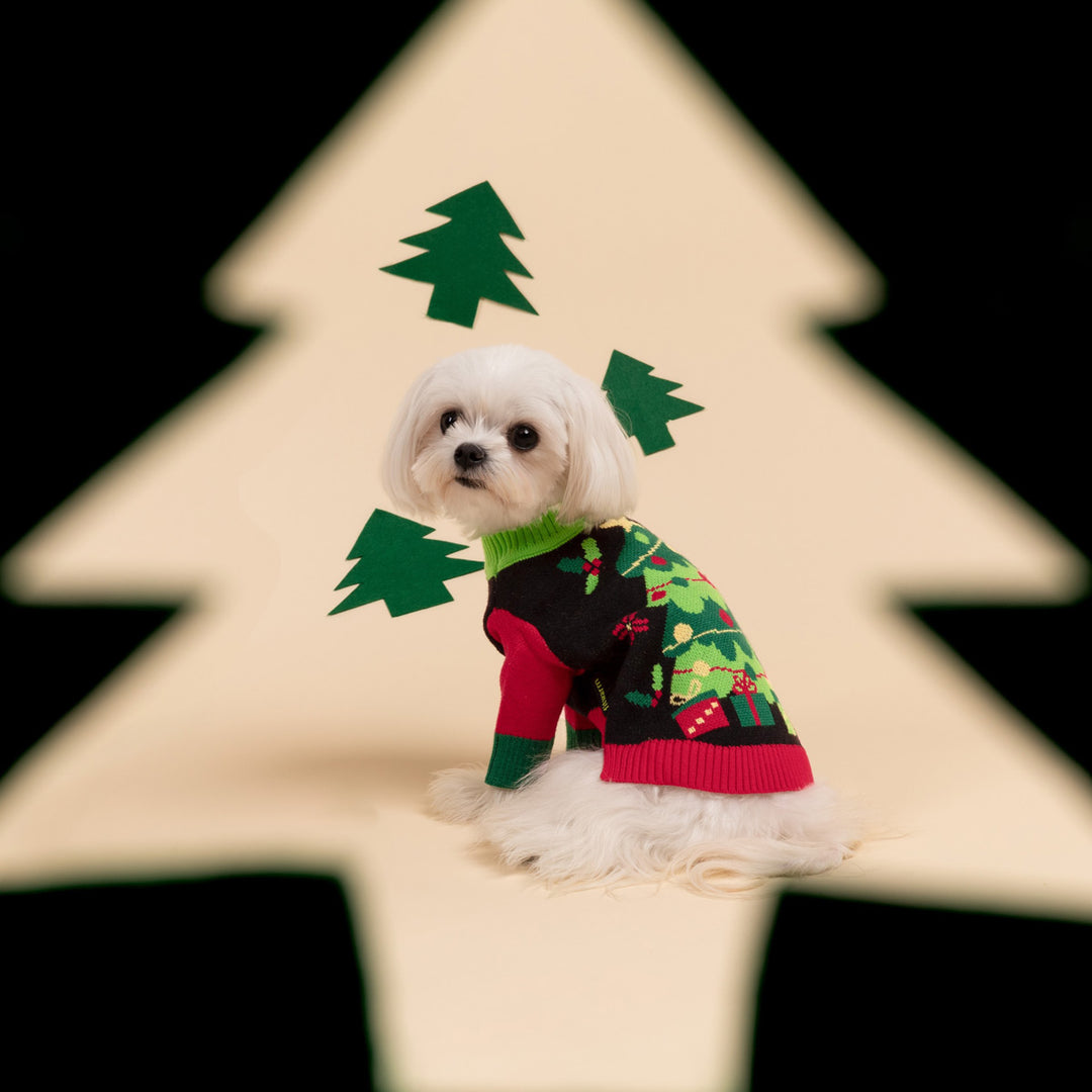 Christmas Knitted Dog Sweater - Fitwarm Dog Clothes