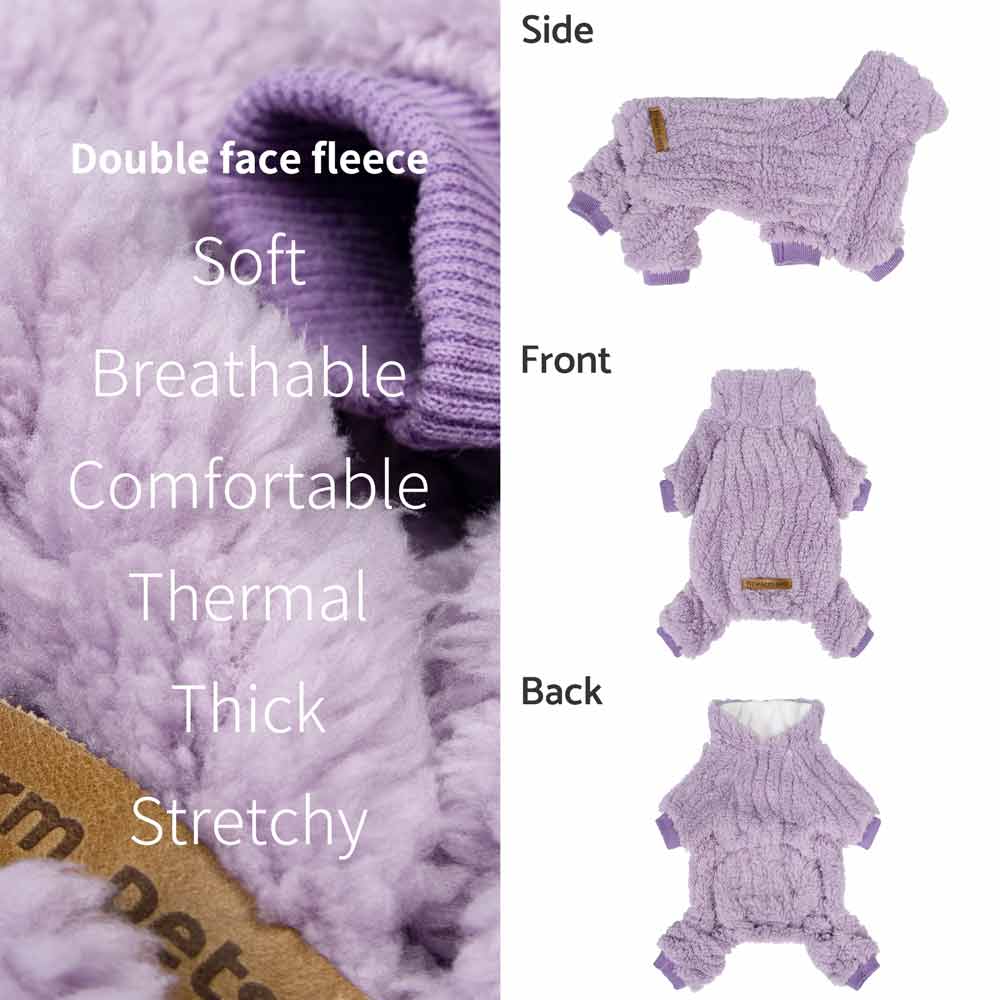 Winter Dog Fleece Pajamas- Fitwarm Dog Onesie