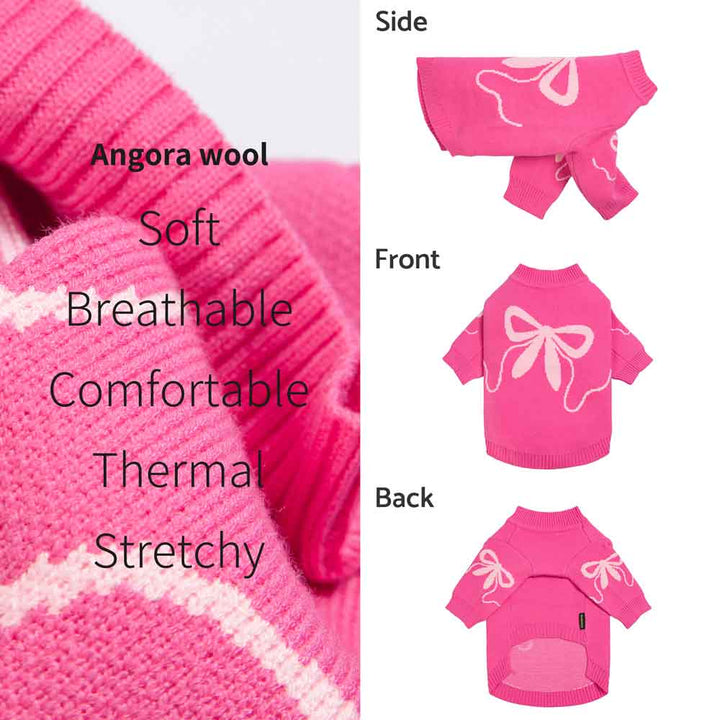 Valentine Dog Sweater - Fitwarm Dog Valentine Outfit