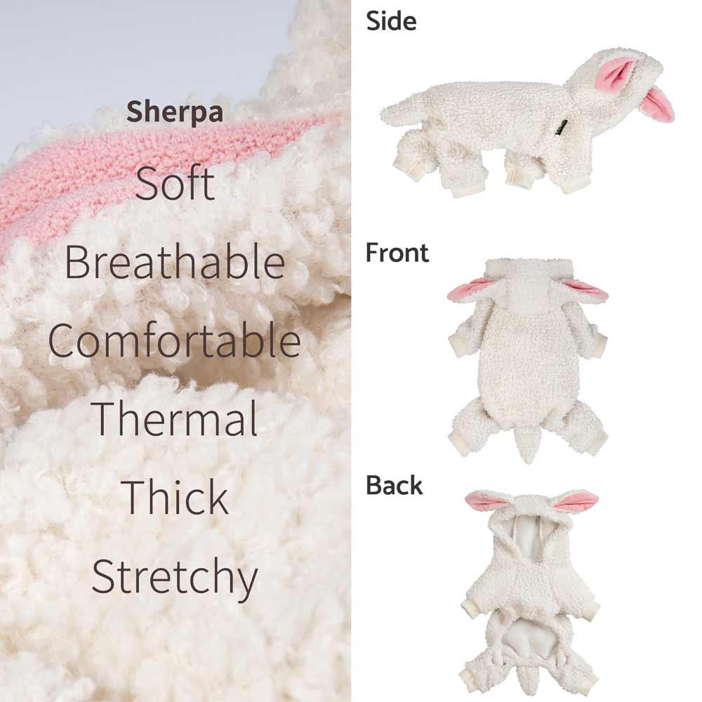 Funny Halloween Dog Sheep Costume - Fitwarm Dog Clothes 