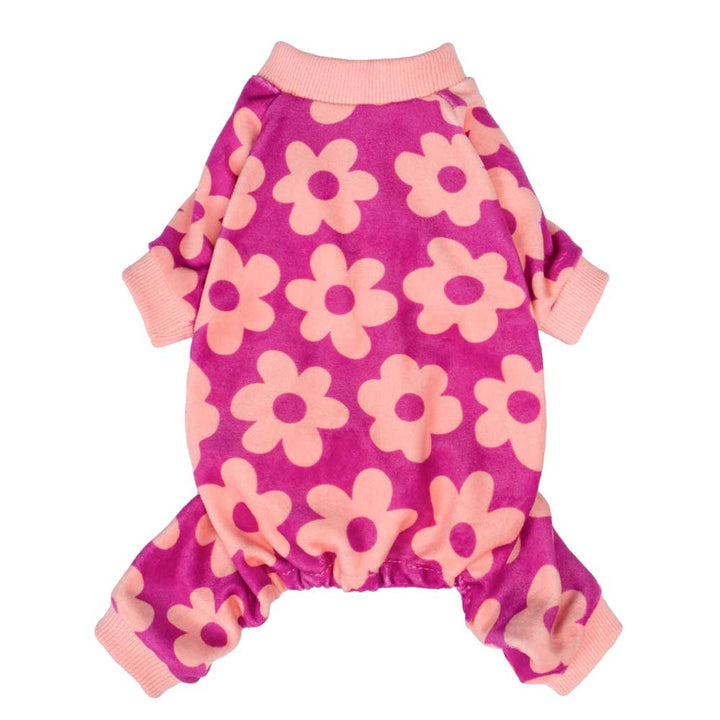 Adorable Flower Dog Pajamas - Fitwarm Dog Onesie