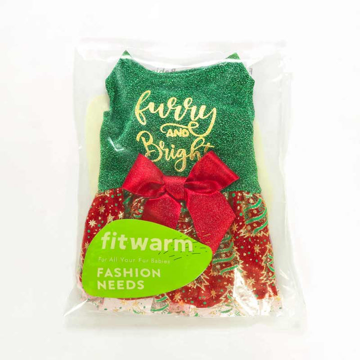 Christmas Dress for Dogs - Fitwarm Dog Clothes