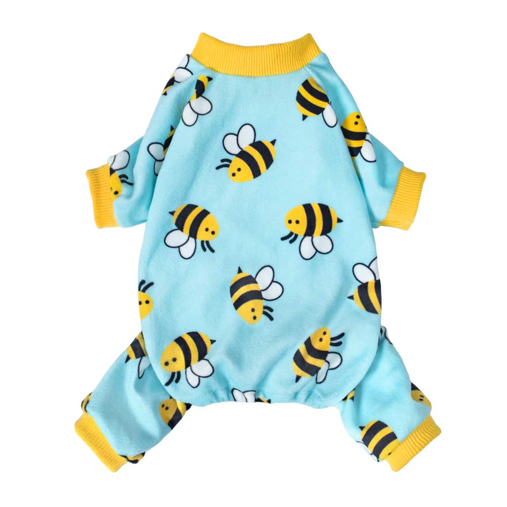 Cute Bee Prints Dog Pajamas - Fitwarm Dog Onesie