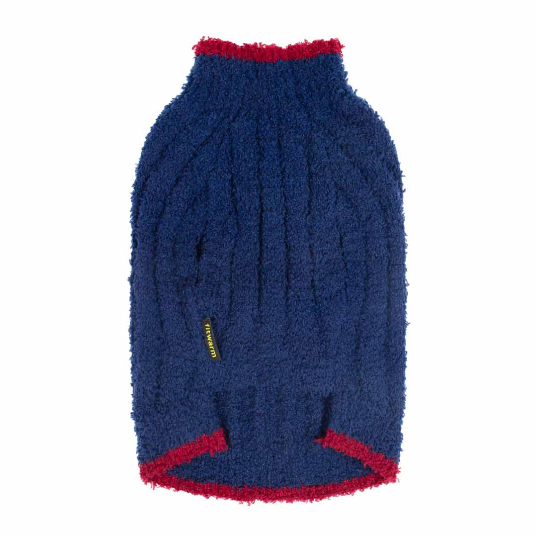 Midnight Blue Winter Dog Sweater - Fitwarm Dog Clothes