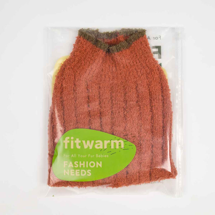 Winter Ribbed Knit Dog Sweater for Dogs - Fitwarm Dog Clothes