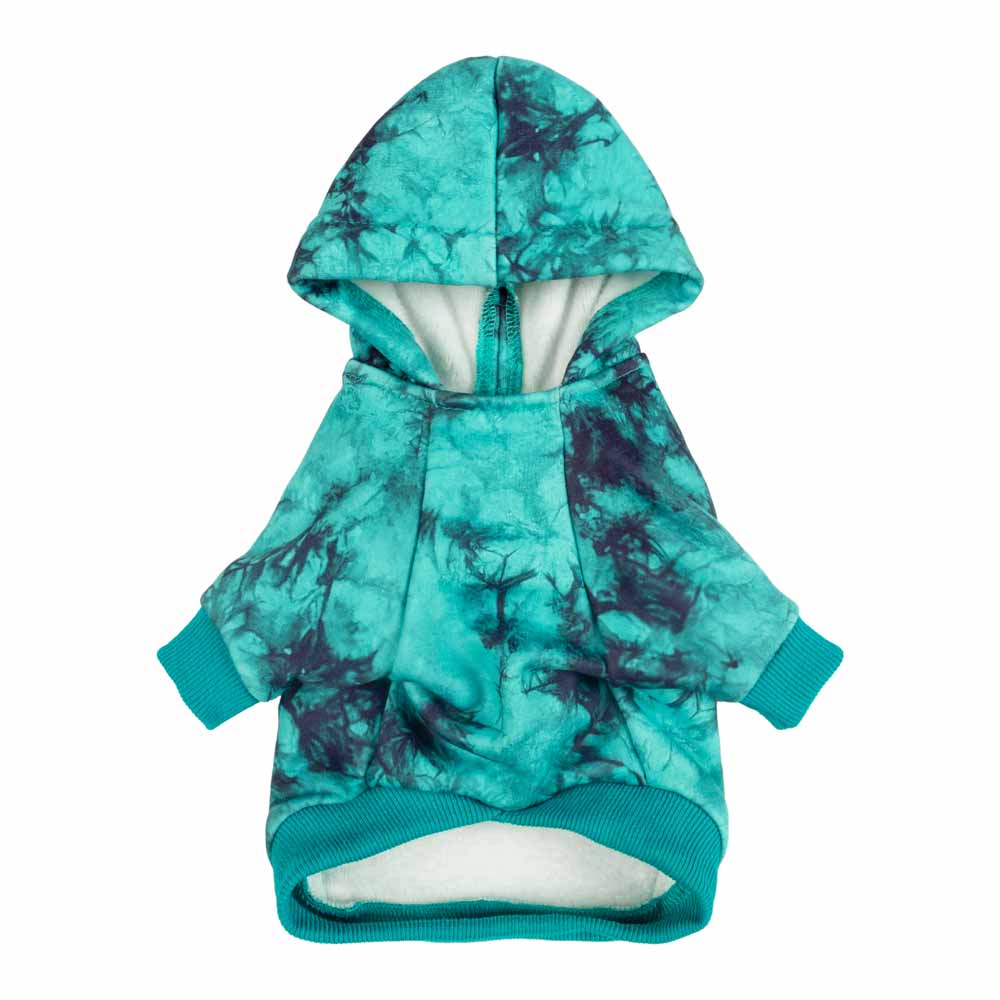 Winter Tie Dye Dog Hoodie - Fitwarm Dog Clothes