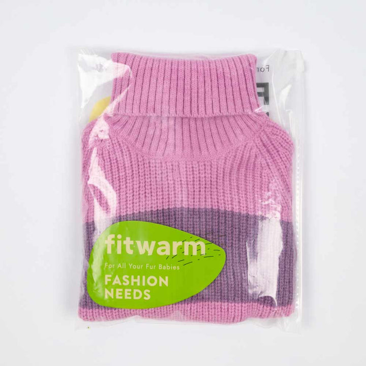 Turtleneck Dog Winter Sweater - Fitwarm Dog Clothes