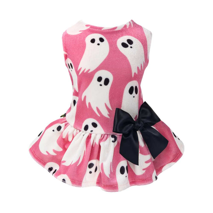 Funny Ghost Halloween Dog Dress - Fitwarm Dog Clothes