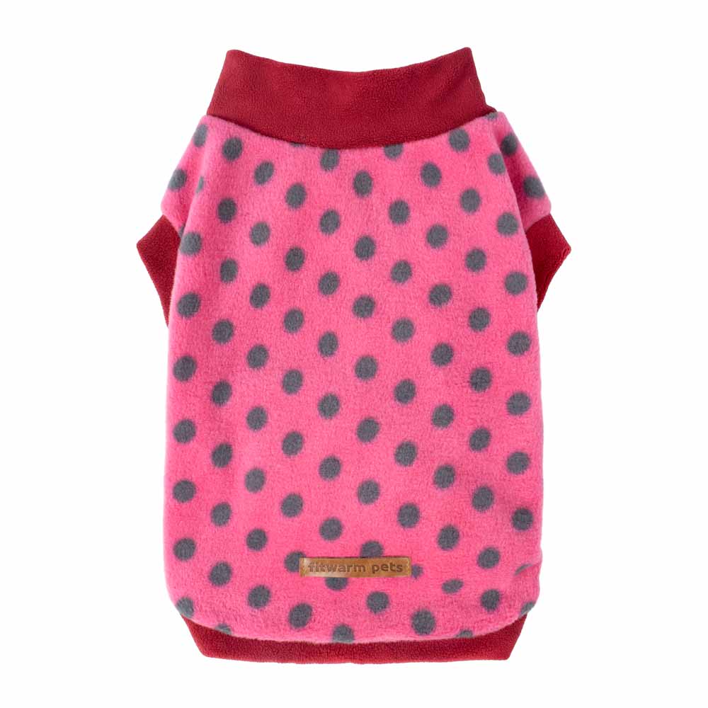 Polka Dot Winter Dog Sweater - Fitwarm Dog Clothes