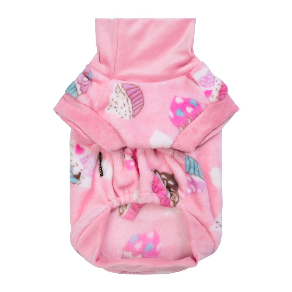 Cute Cupcake Dog Fleece Sweater - FItwarm Dog Clothes