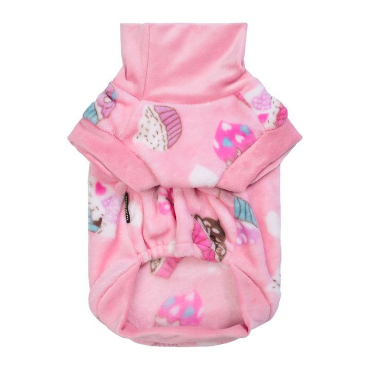 Cute Cupcake Dog Fleece Sweater - FItwarm Dog Clothes