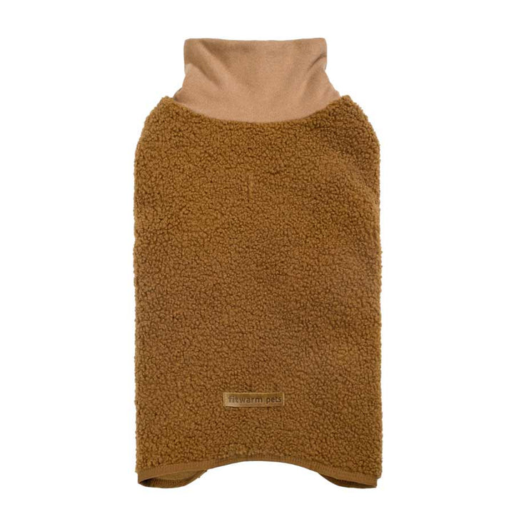 Brown Fleece Dog Sweater - Fitwarm Dog Clothes