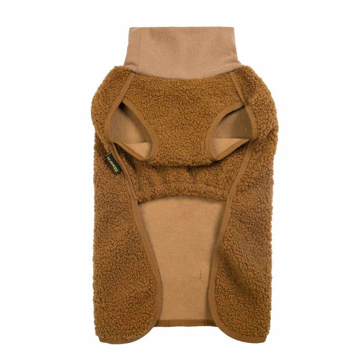 Brown Fleece Dog Sweater - Fitwarm Dog Clothes