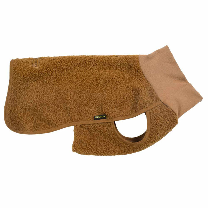 Brown Fleece Dog Sweater - Fitwarm Dog Clothes