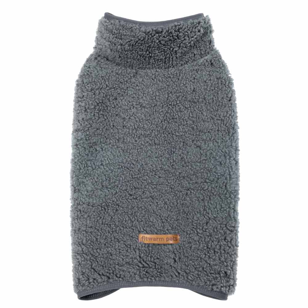 Color Block Sherpa Dog Sweater - Fitwarm Dog Clothes