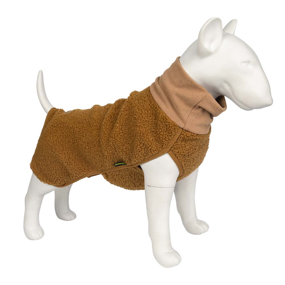 Brown Fleece Dog Sweater - Fitwarm Dog Clothes