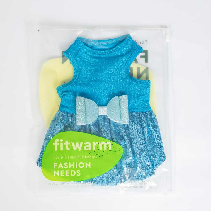 Glitter Dog Dress - Fitwarm Dog Clothes