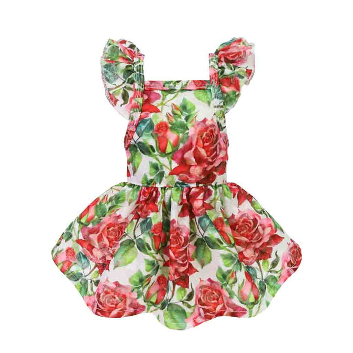 Charming Floral Dog Dress - Fitwarm Dog Clothes