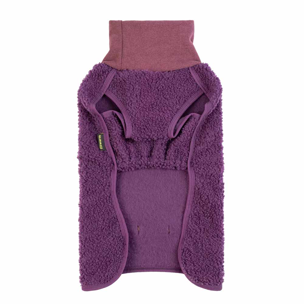 Purple Fuzzy Dog Sweater - FItwarm Dog Clothes