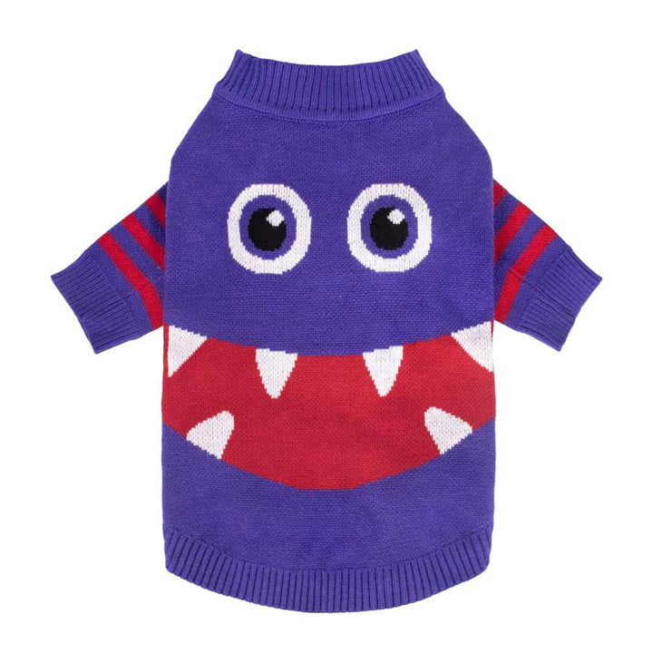 Funny Halloween Monster Sweater for Dogs - Fitwarm Dog Clothes 