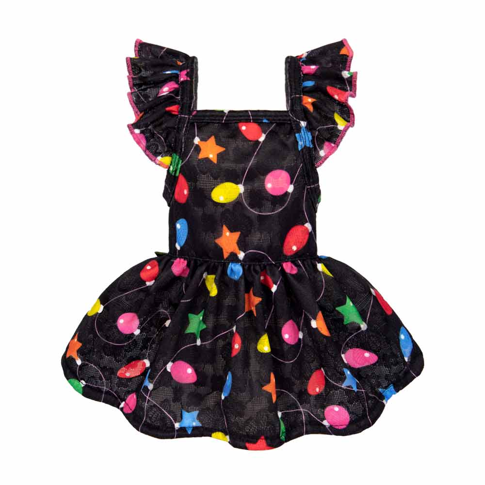 Funny Christmas Light Dog Dress - Fitwarm Dog Clothes