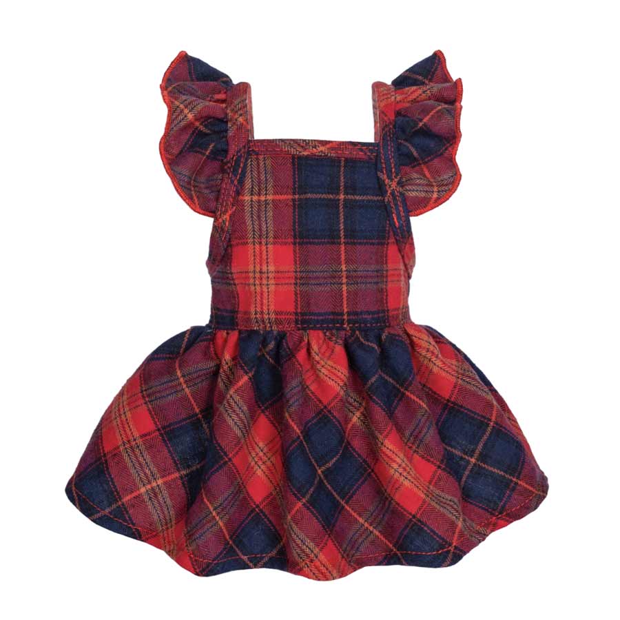 Classic Tartan Plaid Dog Dress - Fitwarm Dog Clothes