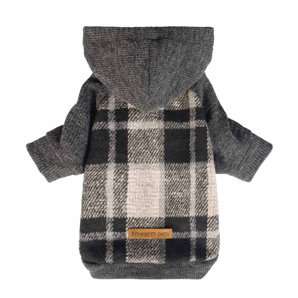 Classic Tartan Dog Hoodie - Fitwarm Dog Clothes