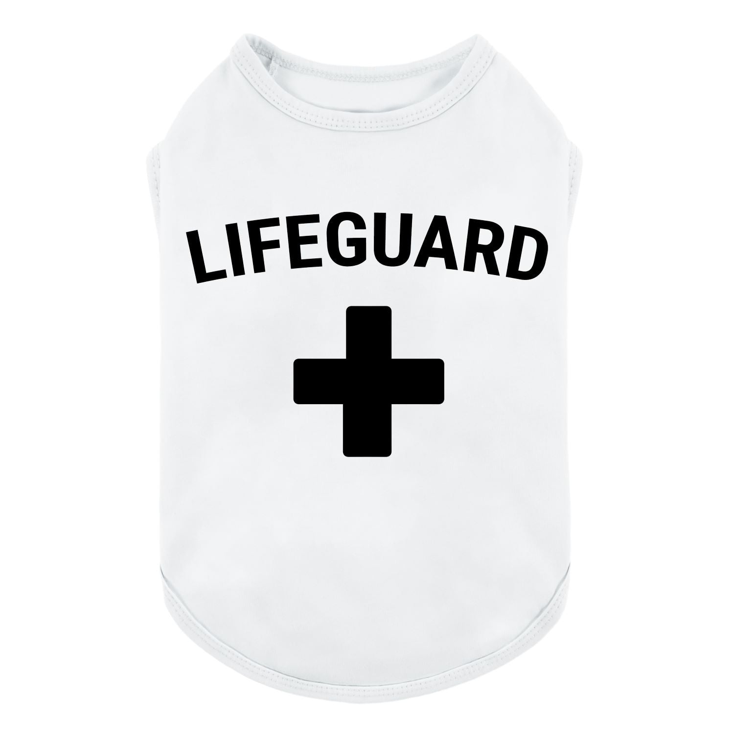 Dog fashion lifeguard shirt