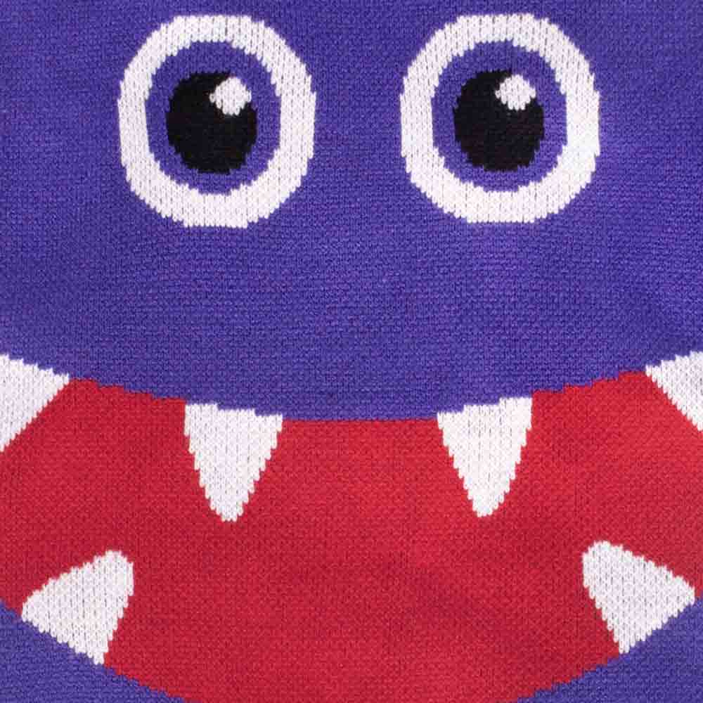 Warm Dog Ugly Sweater with Cute Monster Prints - Fitwarm Dog Clothes 