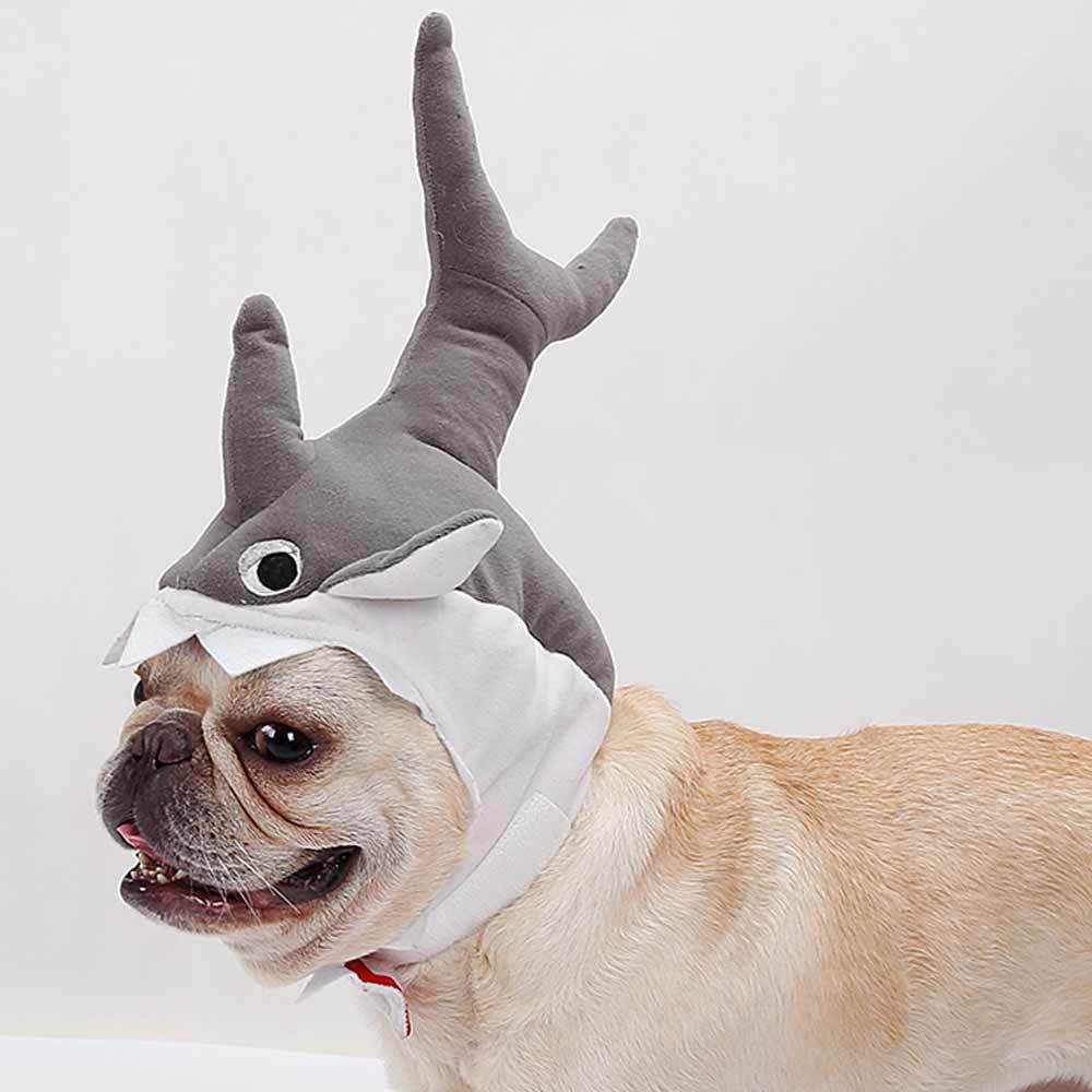 Funny Shark Head Accessory for Dogs - Fitwarm Dog Clothes