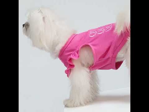 Maltese in a Summer Ruffle Sleeves Queen Dog Shirt - Fitwarm Dog Clothes