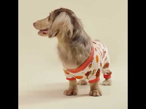 Cozy Thanksgiving Turkey Pajamas for Dogs - Fitwarm Dog Clothes